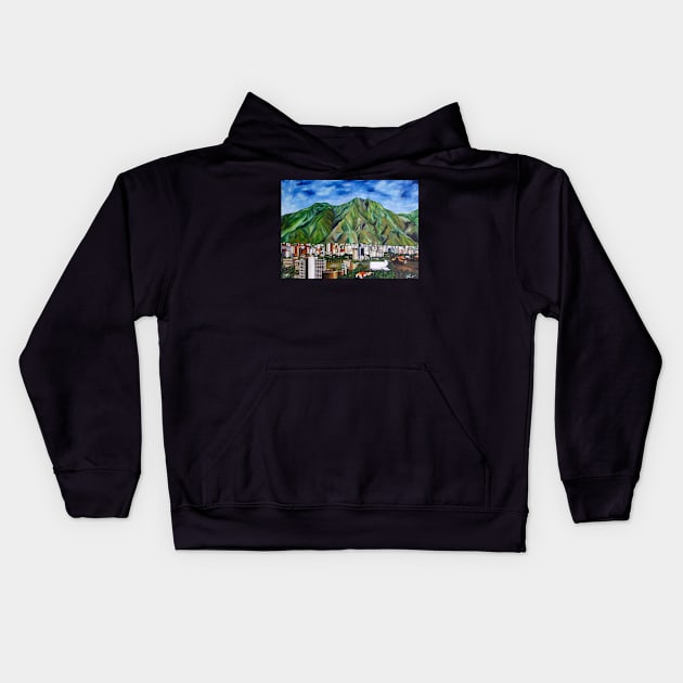 Avila Caracas City Kids Hoodie by jleopold